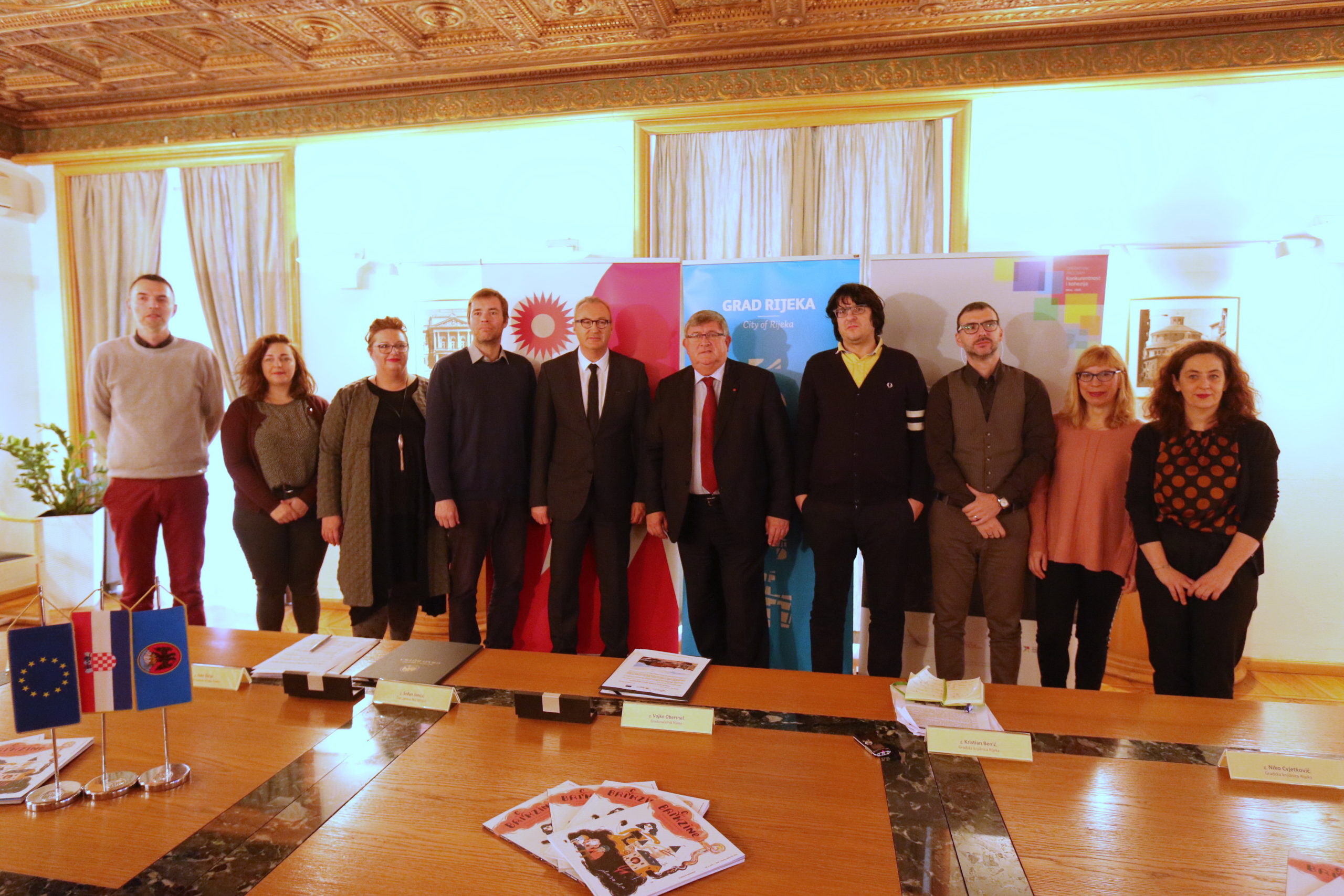 Svečanost potpisivanja ugovora za uređenje Dječje kuće