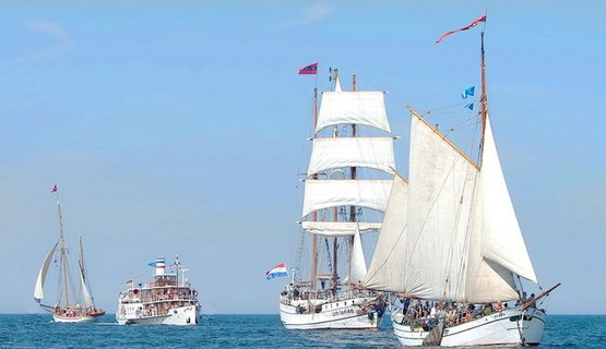 Ekipa jedriličara rostočkog Hanse Saila - svjetski poznate regate tradicijskih brodova učestvuje na riječkoj Fiumanki