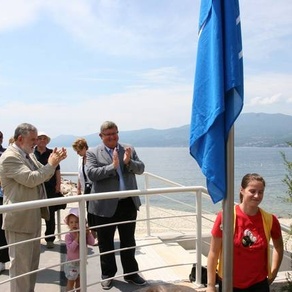 Plava zastava plaži Bazena Kantrida Ploče