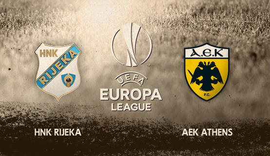 Rijeka - AEK Athens, Europska liga / Ilustracija: Goran Grudić, MojaRijeka.hr