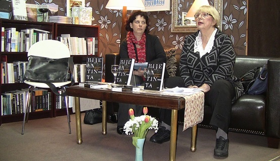 Predstavljanje knjige Ingrid Šafranek"Bijela tinta, studije i ogledi iz francuske književnosti".Knjižara Ribook, Dani frankofonije 2014.