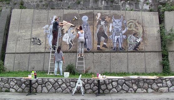 Street art akcija kao uvod u Novi karneval