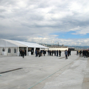 Na najnovijem kontejnerskom terminalu Luke Rijeka održan je svečani program povodom završetka radova na izgradnji „Zagreb Deep Sea“, u što je uloženo 112,5 milijuna eura.