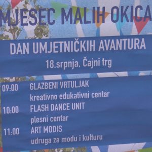 Mjesec malih okica: Dan umjetničkih avantura na Čajnom trgu