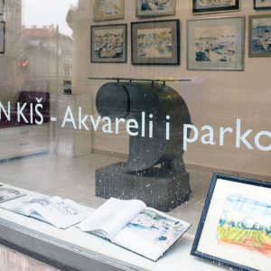 Izložba akvarela Dragutina Kiš u galeriji Bruketa