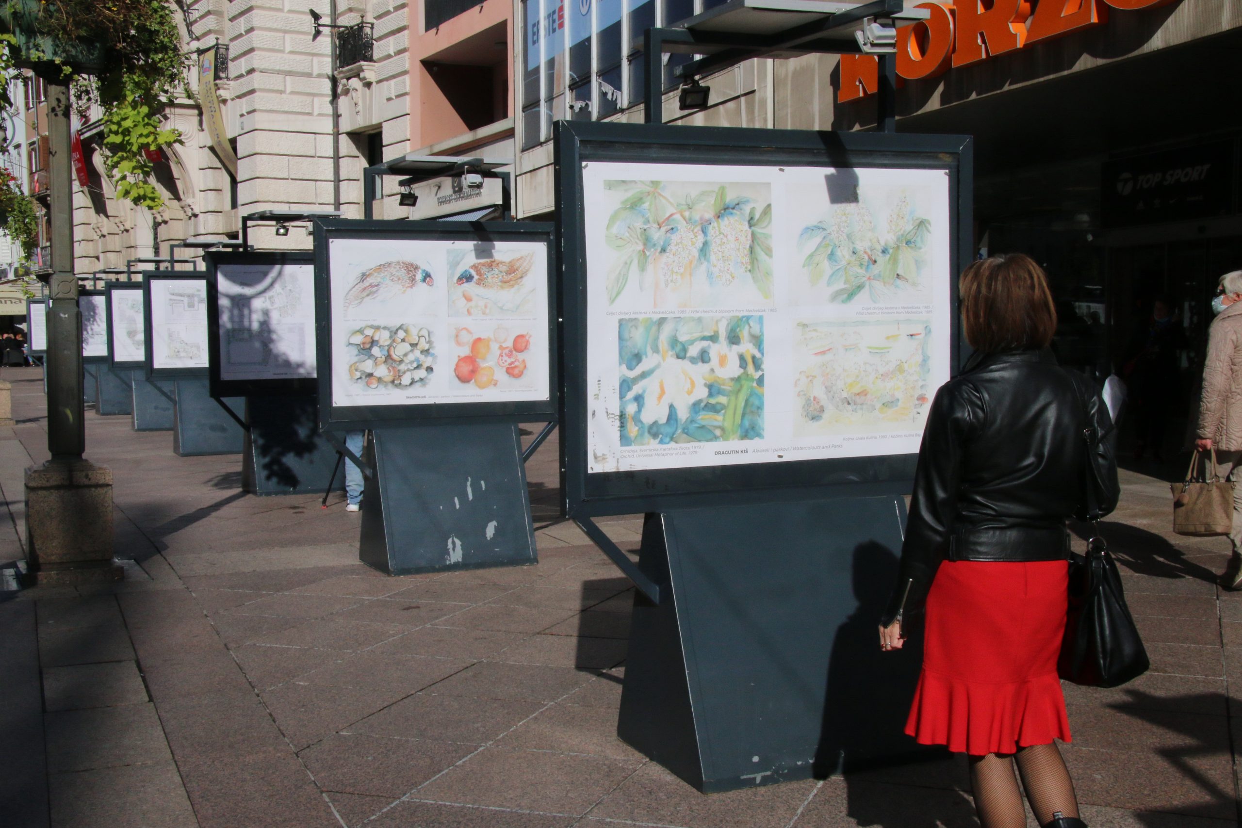 Izložba prikazuje i Kišov slikarski opus