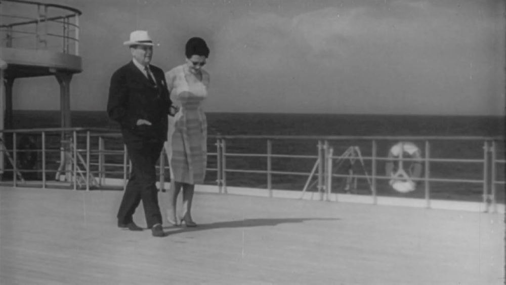 Tito i Jovanka Broz - prizor iz filma Galeb
