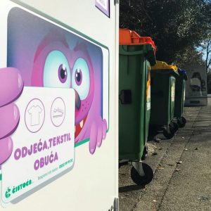 Novi spremnici za odlaganje odjeće tekstila i obuće