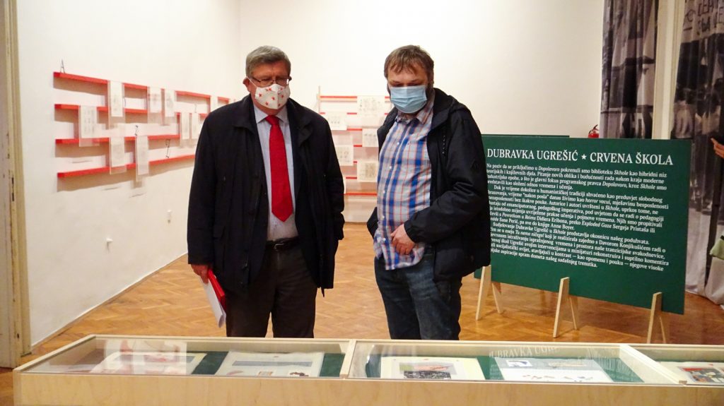 Otvorenje izložbe Crvena škola Dubravke Ugrešić (1)