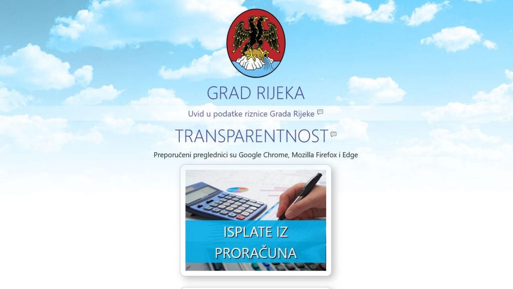 Aplikacija Otvoreni proračun