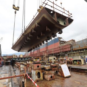 Polaganje kobilice novogradnje 734 Eclipse II u 3. maju