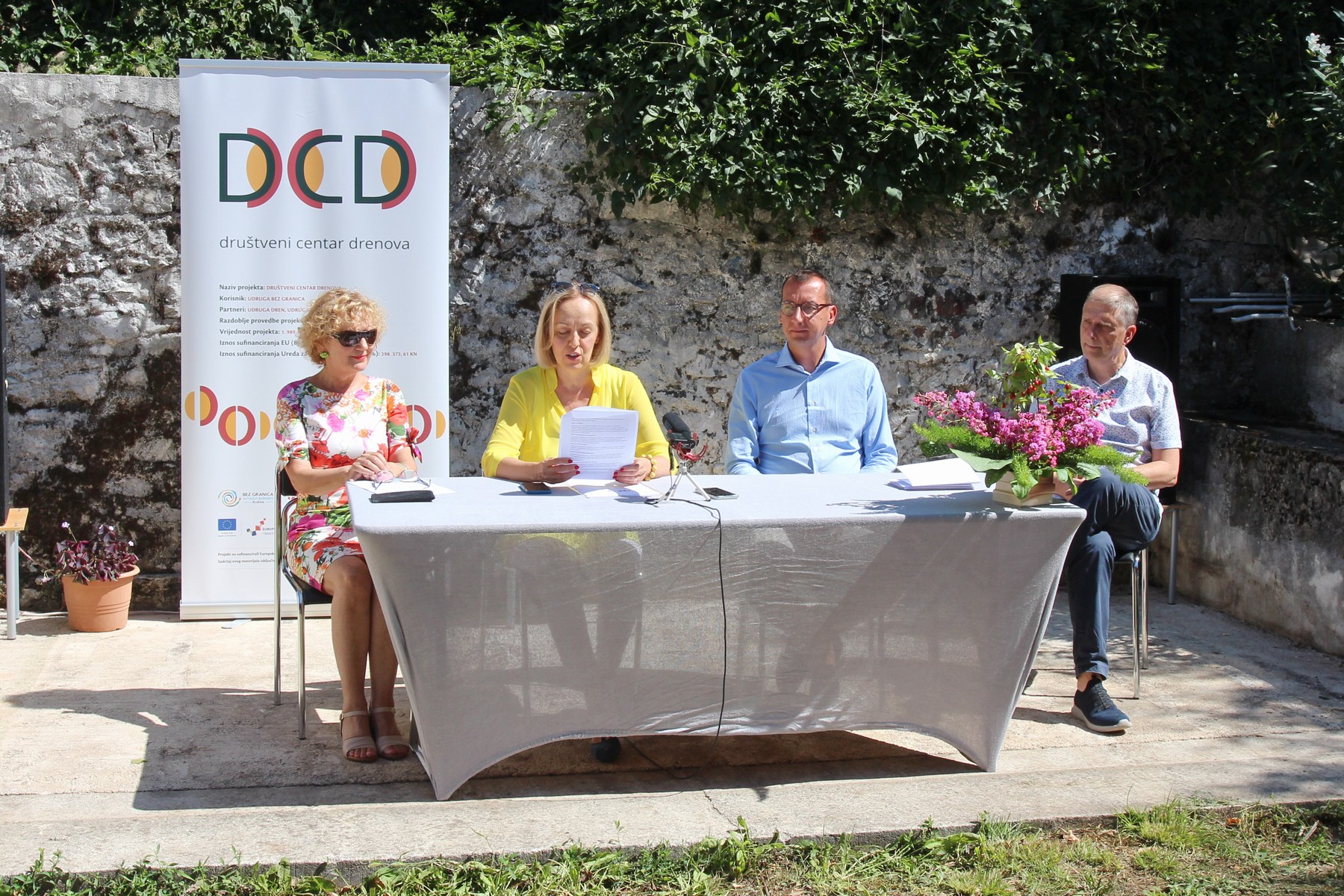 Obnovljena zgrada Društvenog doma Drenova