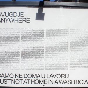 Otvaranje izložba Svugdje osim doma na lavoru
