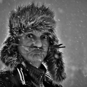 Apstraktni portret oca u zimskoj mećavi, autorica Natalija Dokmanović