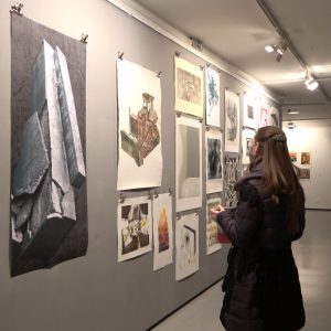 Izložba na kojoj su predstavljene grafike i knjige umjetnika