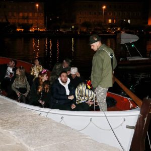 Paljenje pusta i predavanje ključeva grada Rijeke