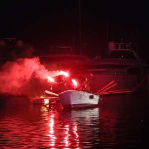 Paljenje pusta i predavanje ključeva grada Rijeke