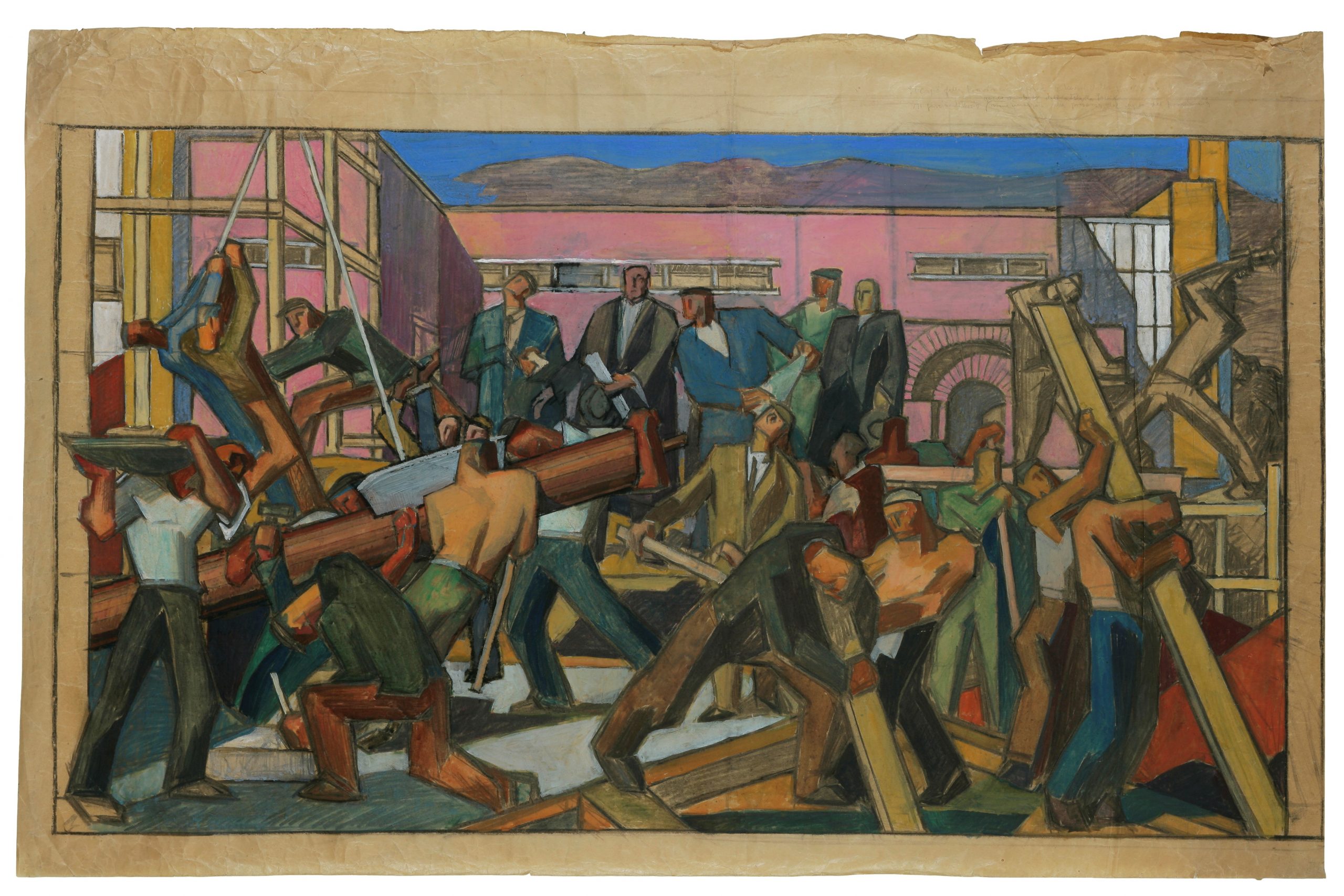 Romolo Venucci - Podizanje liktorskog znaka 1930 - 1935