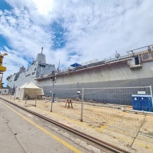 Posjet brodu Američke ratne mornarice USS Arlington u brodogradilištu Viktor Lenac