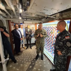 Posjet brodu Američke ratne mornarice USS Arlington u brodogradilištu Viktor Lenac