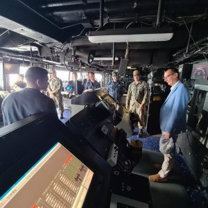 Posjet brodu Američke ratne mornarice USS Arlington u brodogradilištu Viktor Lenac