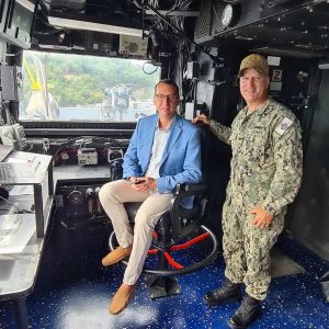 Posjet brodu Američke ratne mornarice USS Arlington u brodogradilištu Viktor Lenac