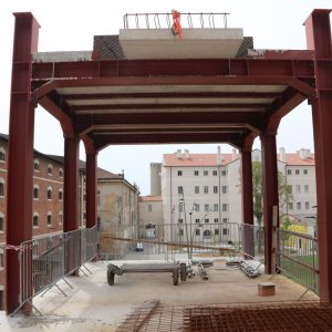 Gradilište Gradske knjižnice Rijeka kolovoz 2022