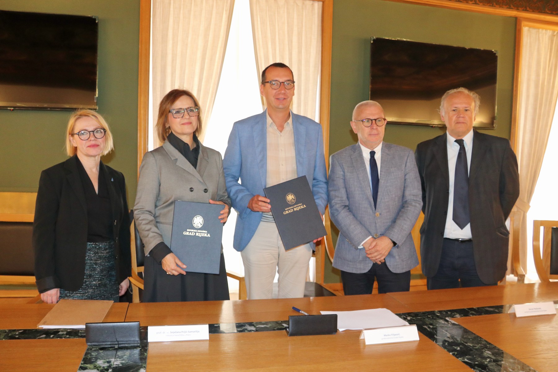 Potpisivanje Sporazuma o suradnji između Grada Rijeke i Sveučilišta na osiguranju daljnjeg rada DeltaLaba