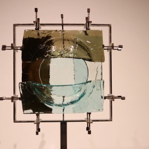 Predstavljanje sklulpture Jezgra (Okovano staklo) Raoula Goldonija u MMSU