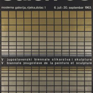 Ivan Picelj Plakat za izložbu Salon 63, 1963