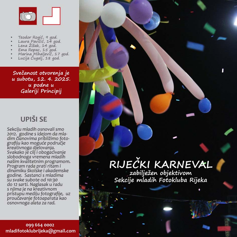 Pozivnica Mladi - Riječki karneval 2025