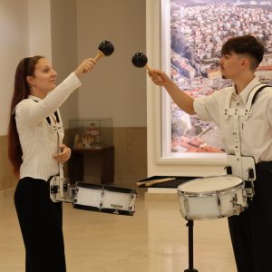 Franka Zupičić i Matias Belušić Gonzalez iz Glazbene škole Ivana Matetića Ronjgova