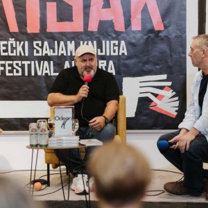 Ivica Prtenjača predstavlja novi roman Odeon / Foto: Tanja Kanazir