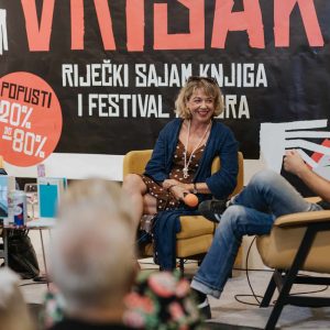 Saša Ilić i Ivana Bodrožić u programu Književni mostovi