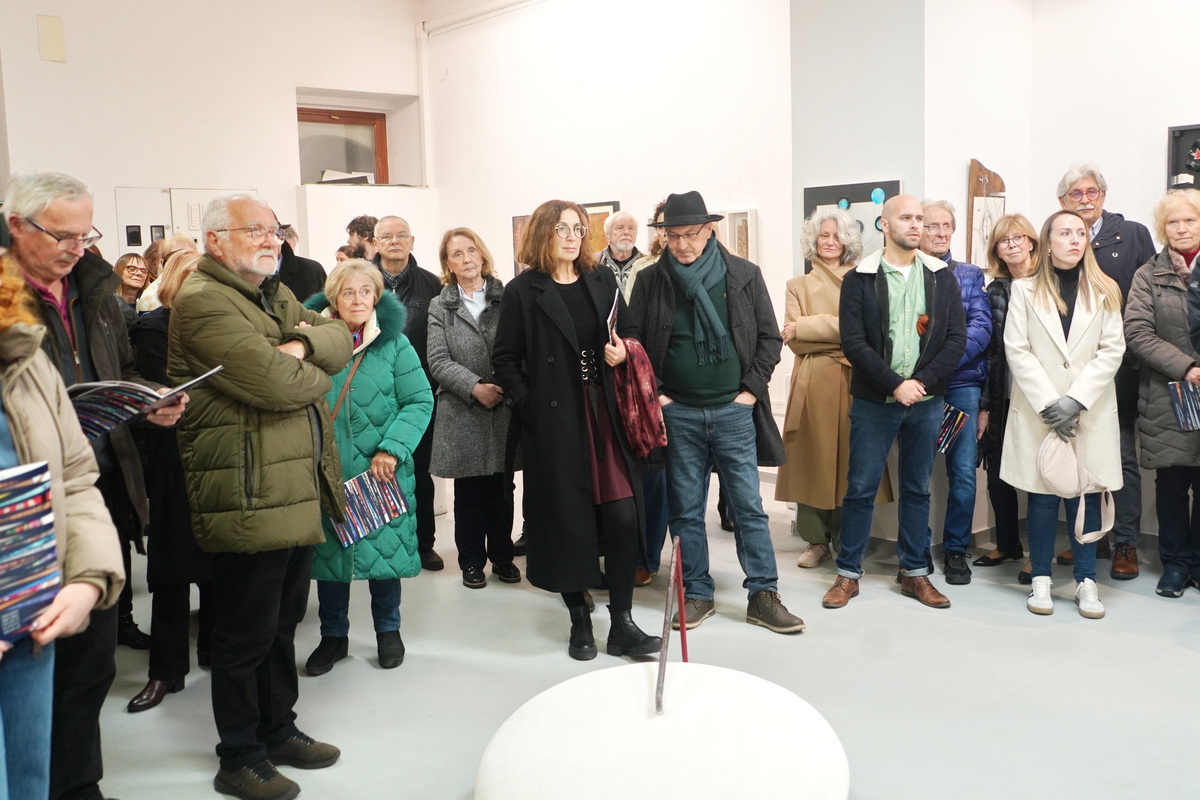 S otvorenja 79. godišnje izložbe radova članova HDLU-a Rijeka