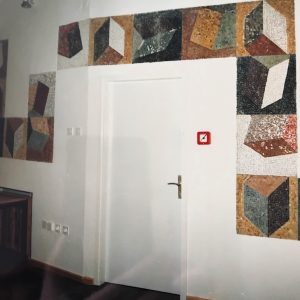 Mozaik u pošti u Ulici Erazma Barčića, Ivan Buneta