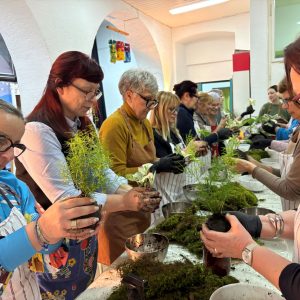 HKD volonterke uoči Dana žena - radionica kokedame