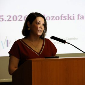 Prodekanica za nastavu i studente Filozofskog fakulteta izv. prof. dr. sc. Anastazija Vlastelić