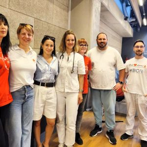 Ema Sgardelli s transfuzijskim timom KBC-a Rijeka