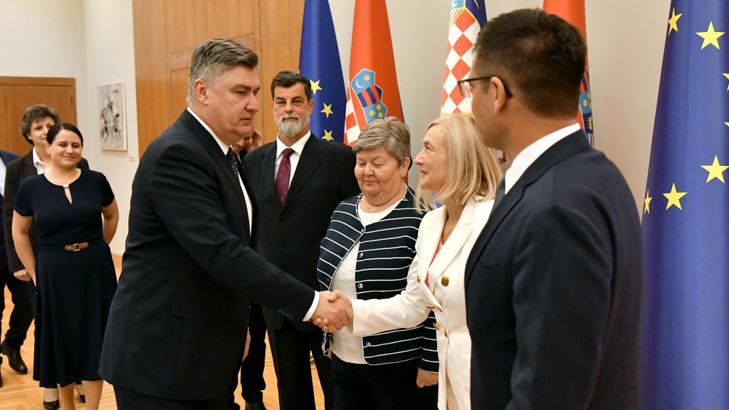 Predsjednik Republike Hrvatske Zoran Milanović primio je danas izaslanstvo Zajednice tehničke kulture Rijeka