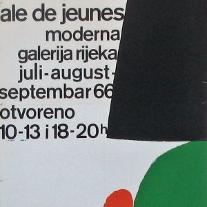 Plakat 4. Bijenala mladih, Mladen Galić