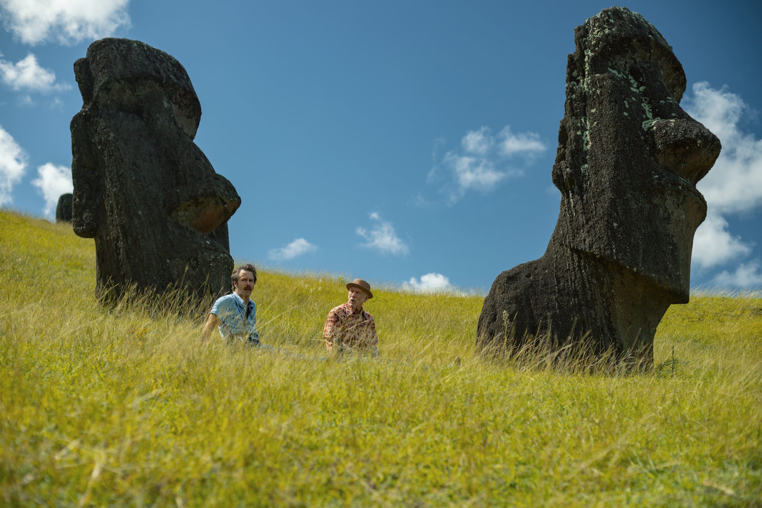 Sam Rockwell and John Malkovich in WILD HORSE NINE. Photo by Searchlight Pictures/Diego Araya Corvalán, Courtesy of Searchlight Pictures. © 2026 Searchlight Pictures. All Rights Reserved.